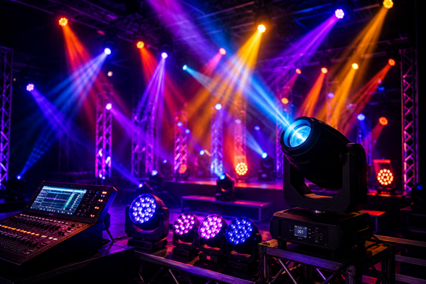 Lichttechnik für Partys, Bühnen und Events